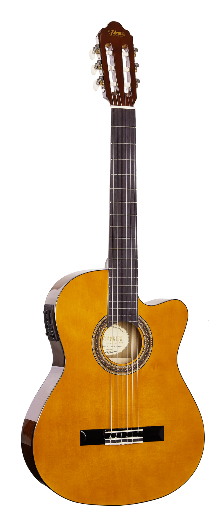 100 Thin Series Valencia Guitars full-size-guitar-inches